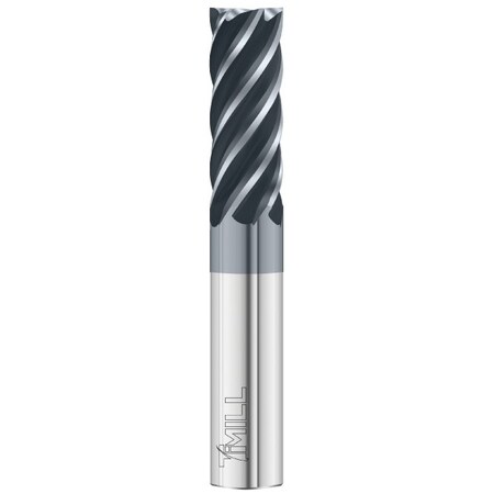 Fullerton Tool 6-Flute - 38 Degree Helix - 3116 TiMill HP End Mills, FC13, RH Spiral, Square, Standard, 1/2 29002